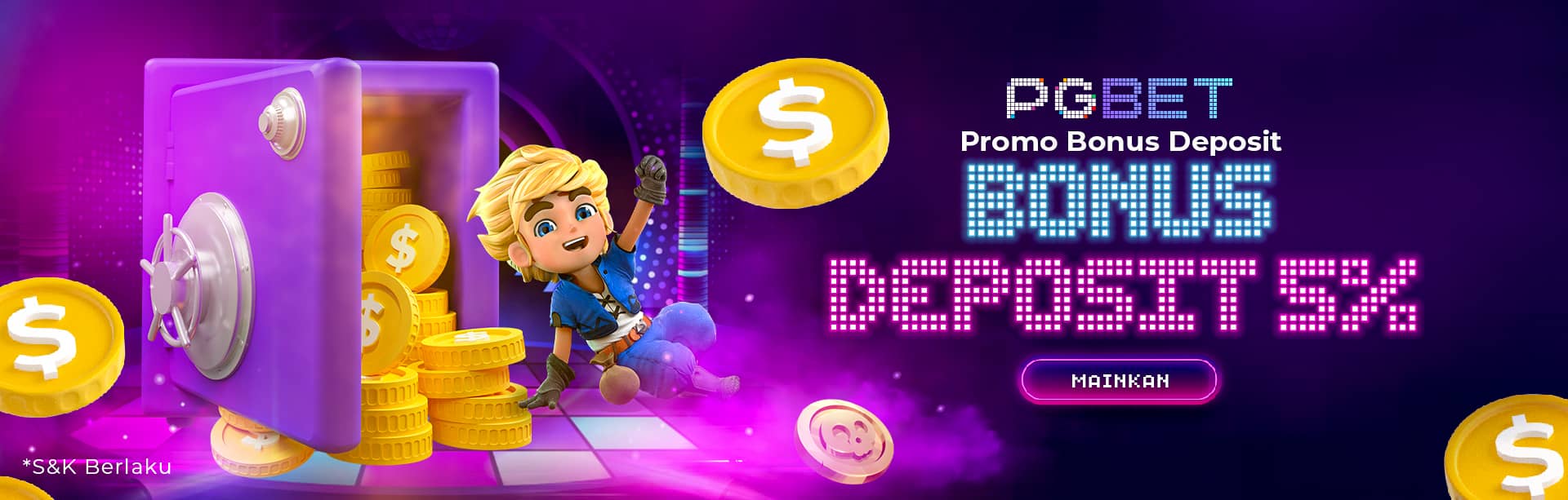 PROMO BONUS DEPOSIT HARIAN 5% 