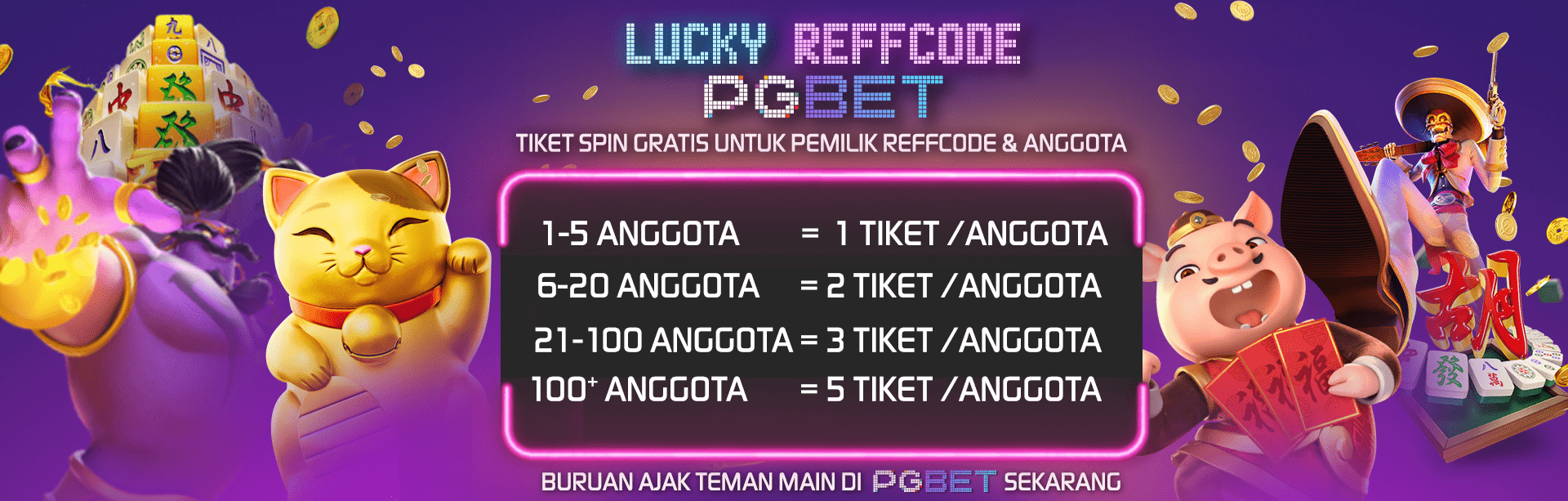 PGBET LUCKY REFFCODE	