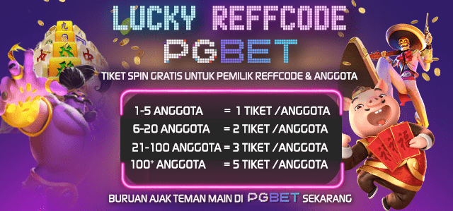 PGBET LUCKY REFFCODE	